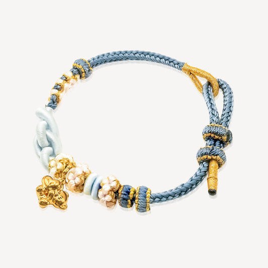 916 Gold Love Bear with Bracelet