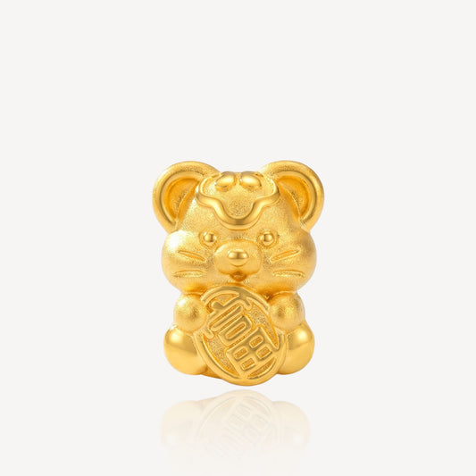 999 Gold Mouse Charm - Top Gold Shop Gold Jewellery in singapore
