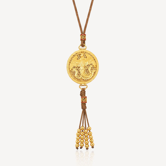 999 Gold Phoenix Rope Necklace