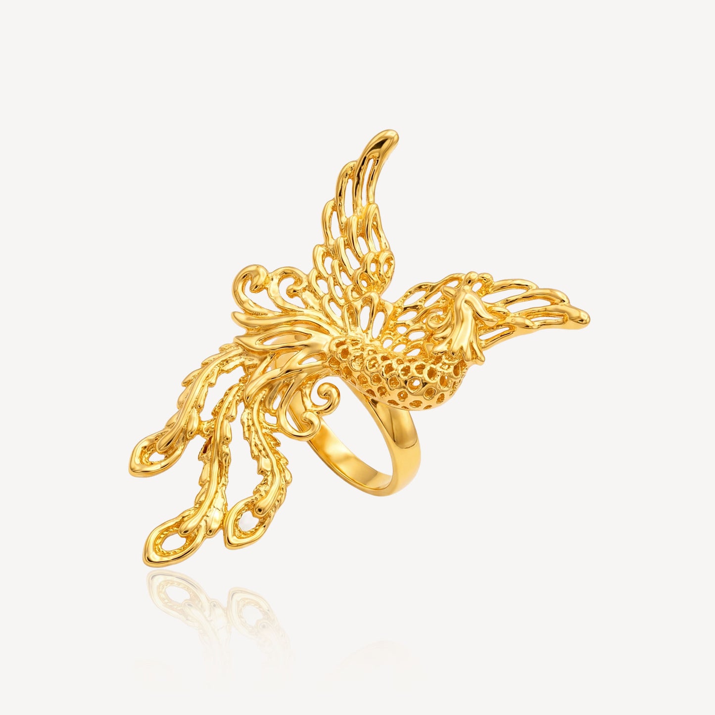 999 Gold Phoenix Wedding Set 四点金