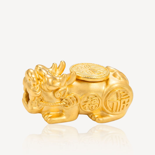 999 Gold Pixiu Charm