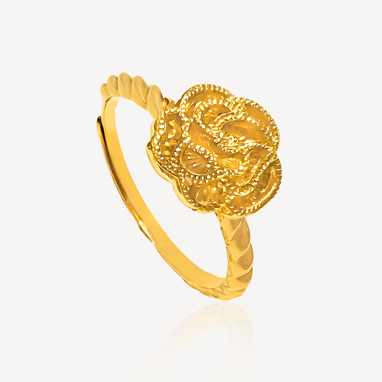 999 Gold Rose Wedding Set