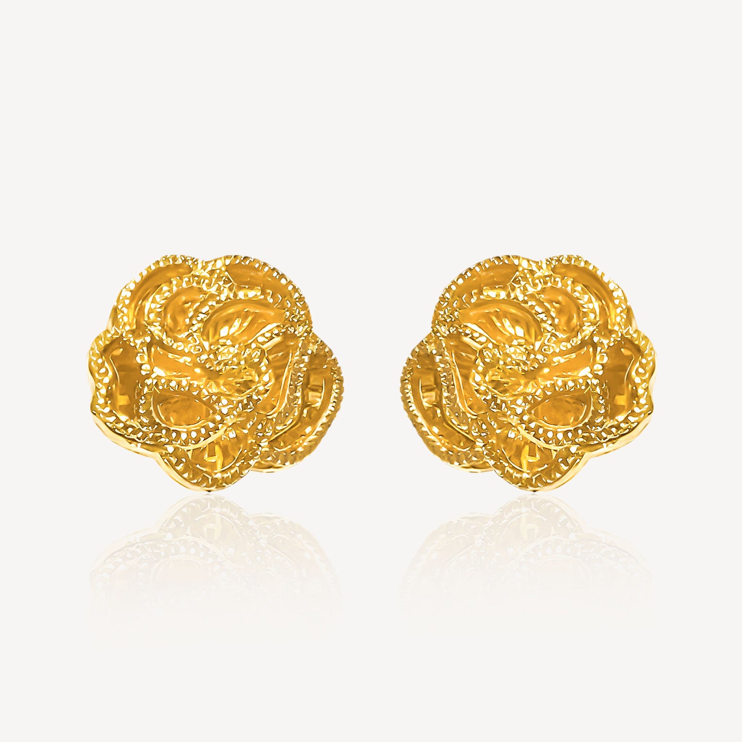 999 Gold Rose Wedding Set