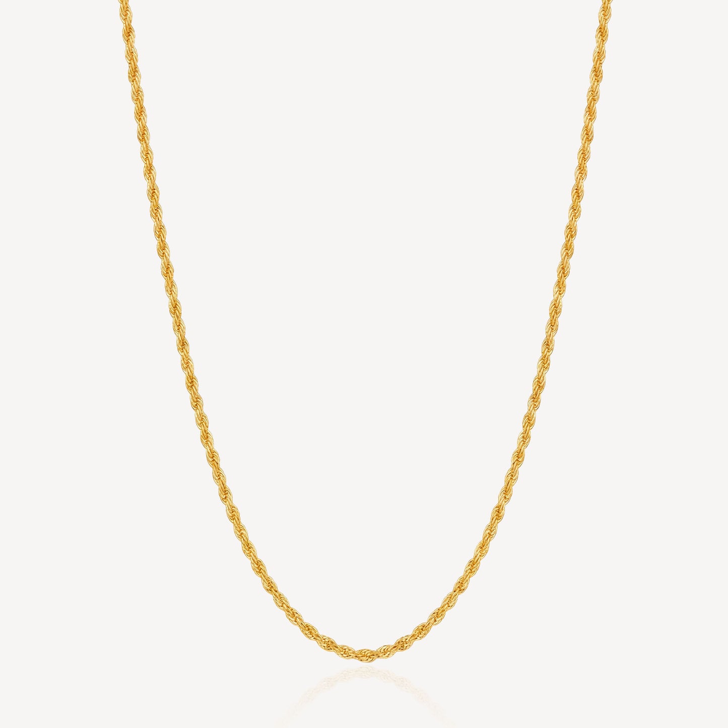 999 Gold Solid Rope Chain