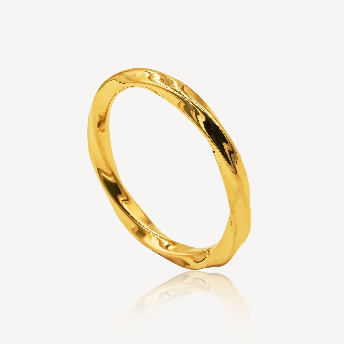 999 Gold Twist  Ring