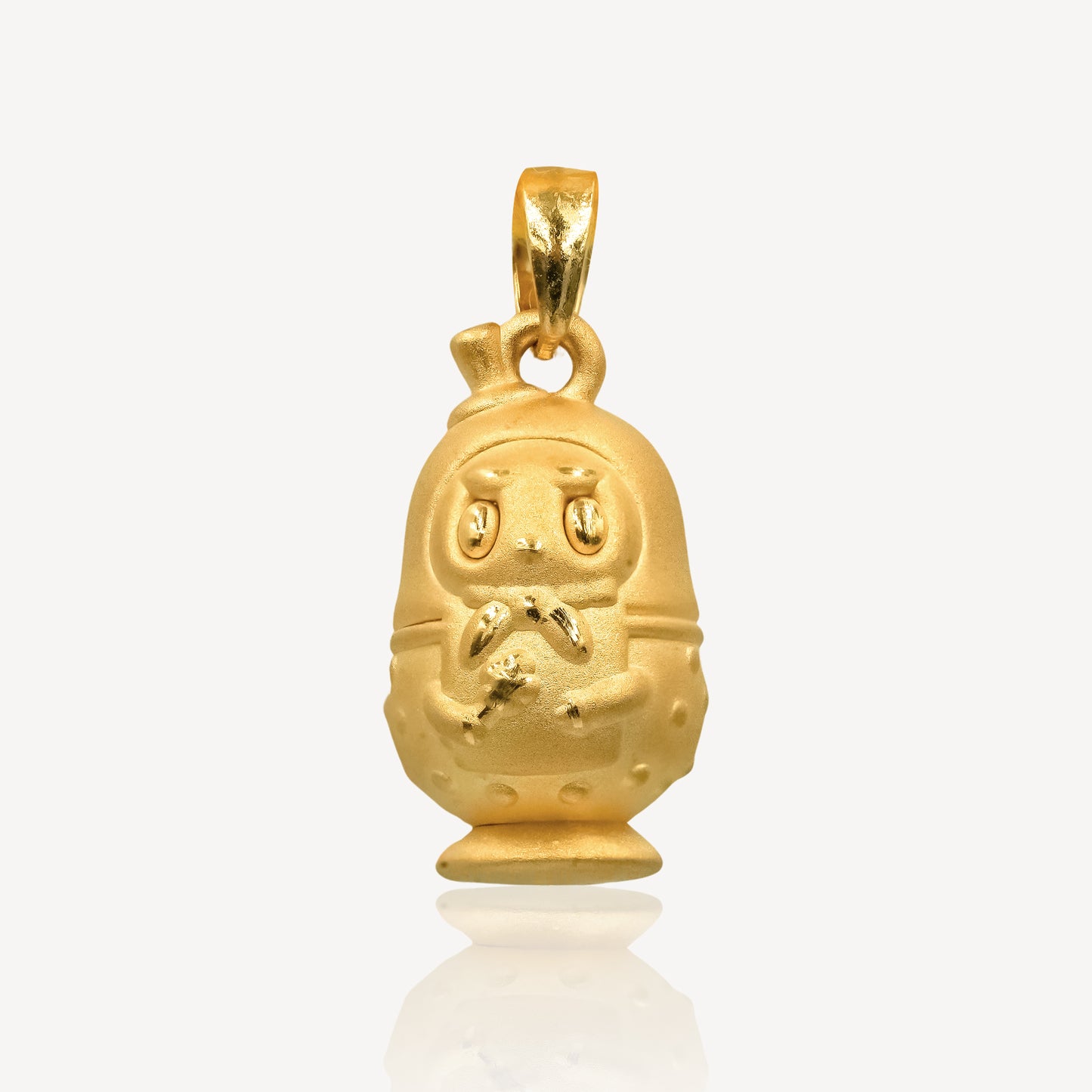 999 Gold Matryoshka LBB Pendant