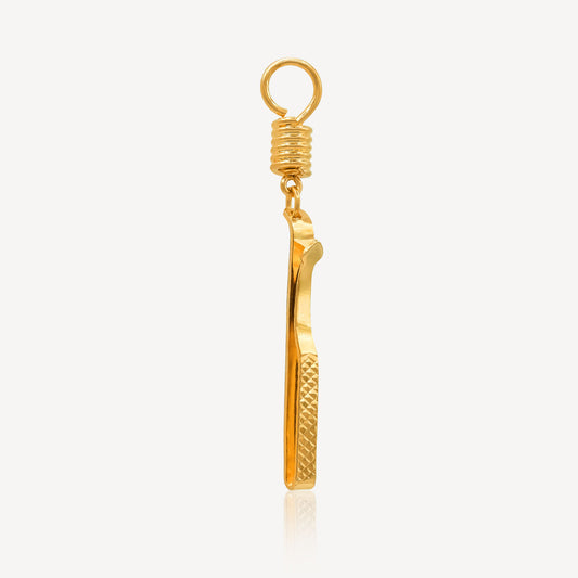 916 Gold Amulet Pin Clip