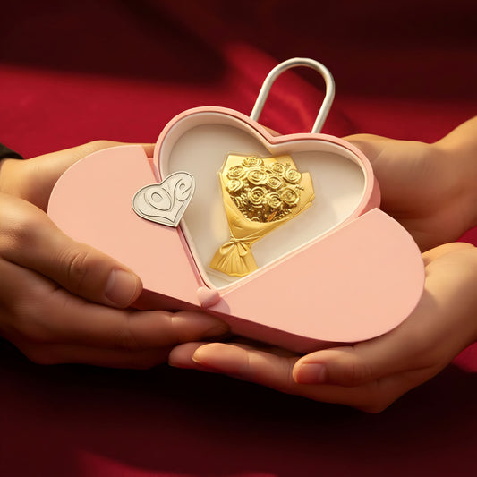 999 Gold Valentine's Bouquet (0.30GM)