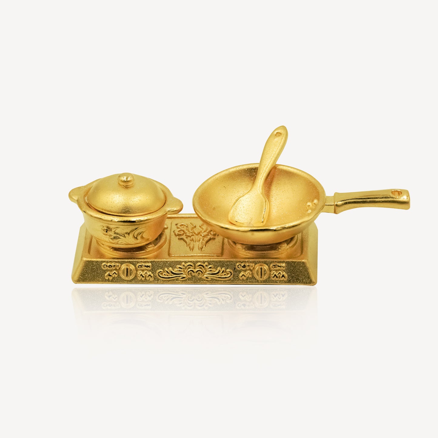 999 Gold Utensil Ornament