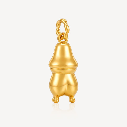 999 Gold You Know I Know Charm