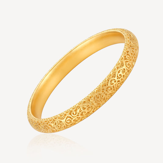 999 Gold 祥云纹 Bangle