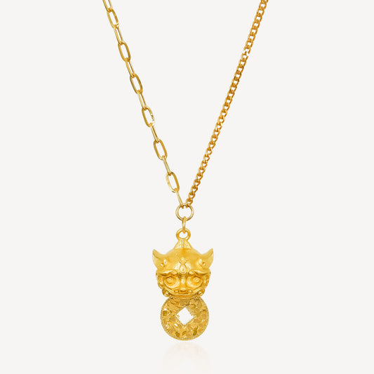 999 Gold 吞金兽 Necklace
