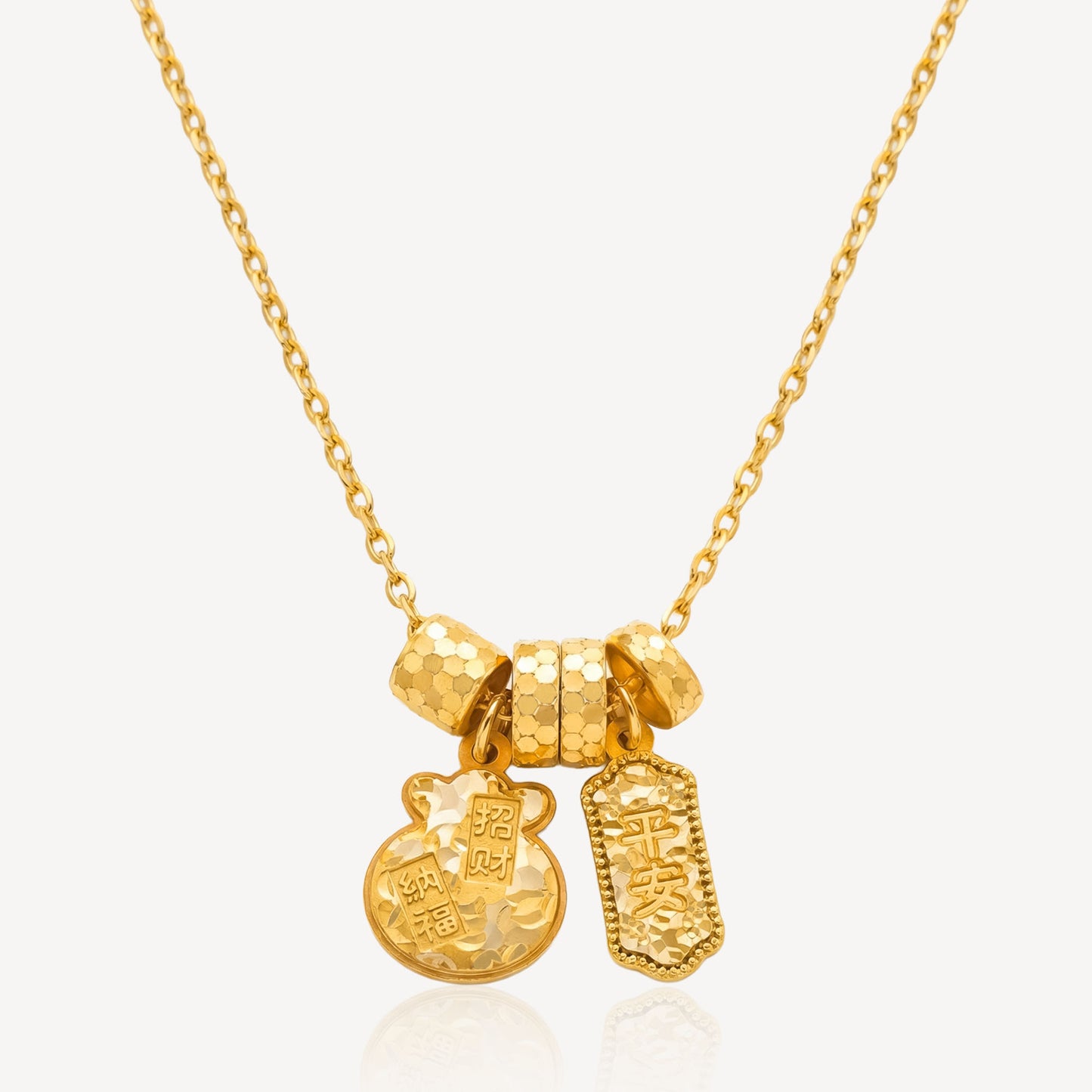999 GOLD 招财纳福 NECKLACE