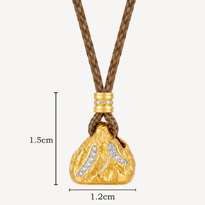 999 Gold 日照金山 Necklace
