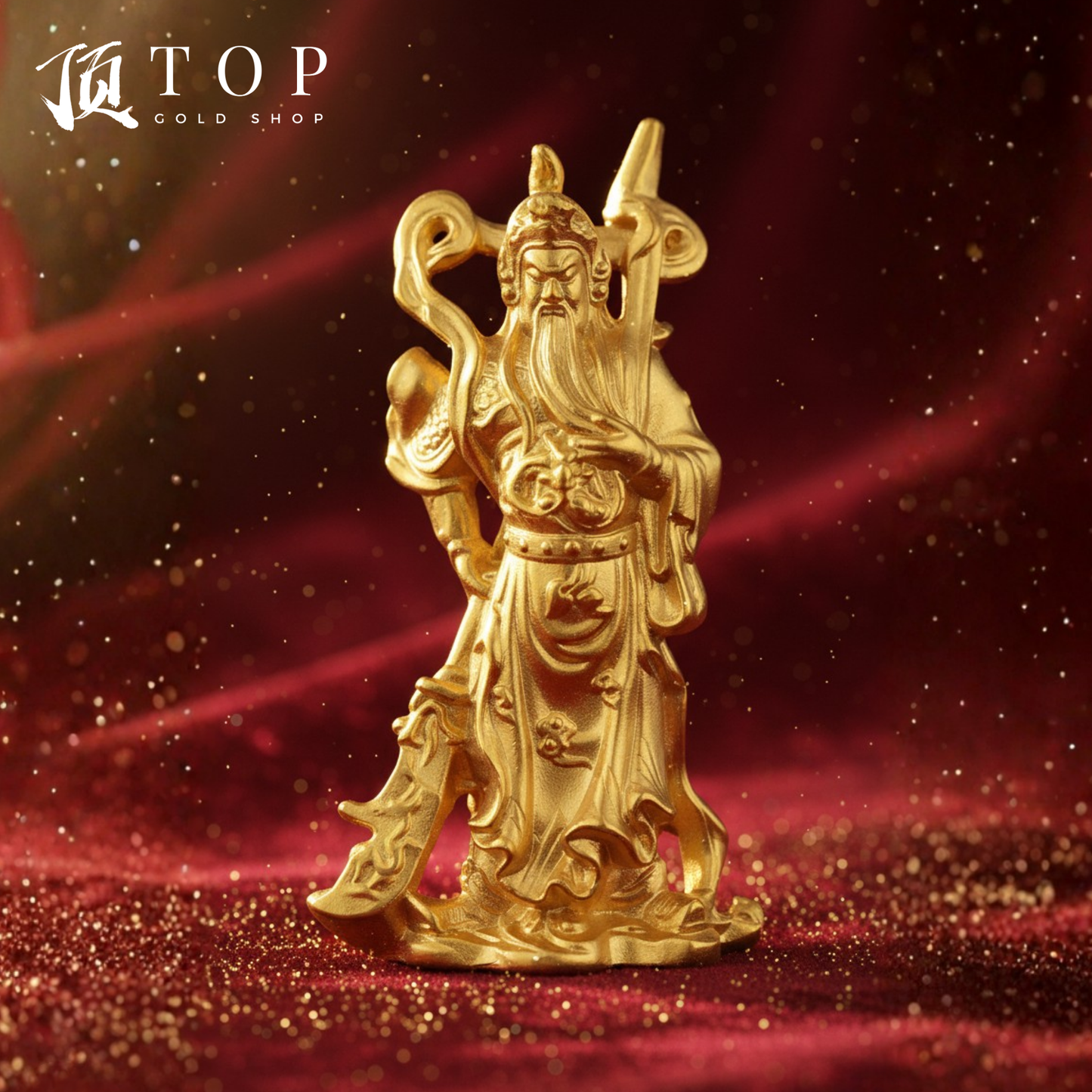 999金关帝公摆件