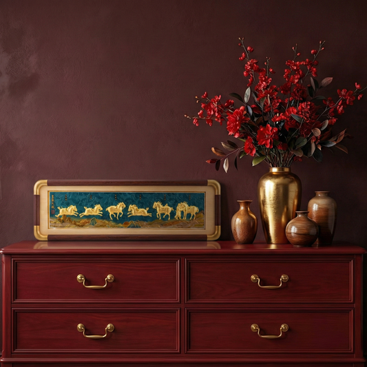 999 Gold 皇家六骏马 Ornament