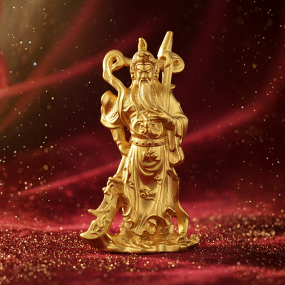 999 Gold 关帝公 Ornament