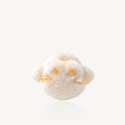999 Gold 毛绒小狗 Pendant (Big)