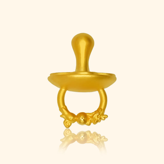 999 Gold Pacifier Ornament - Top Gold Shop