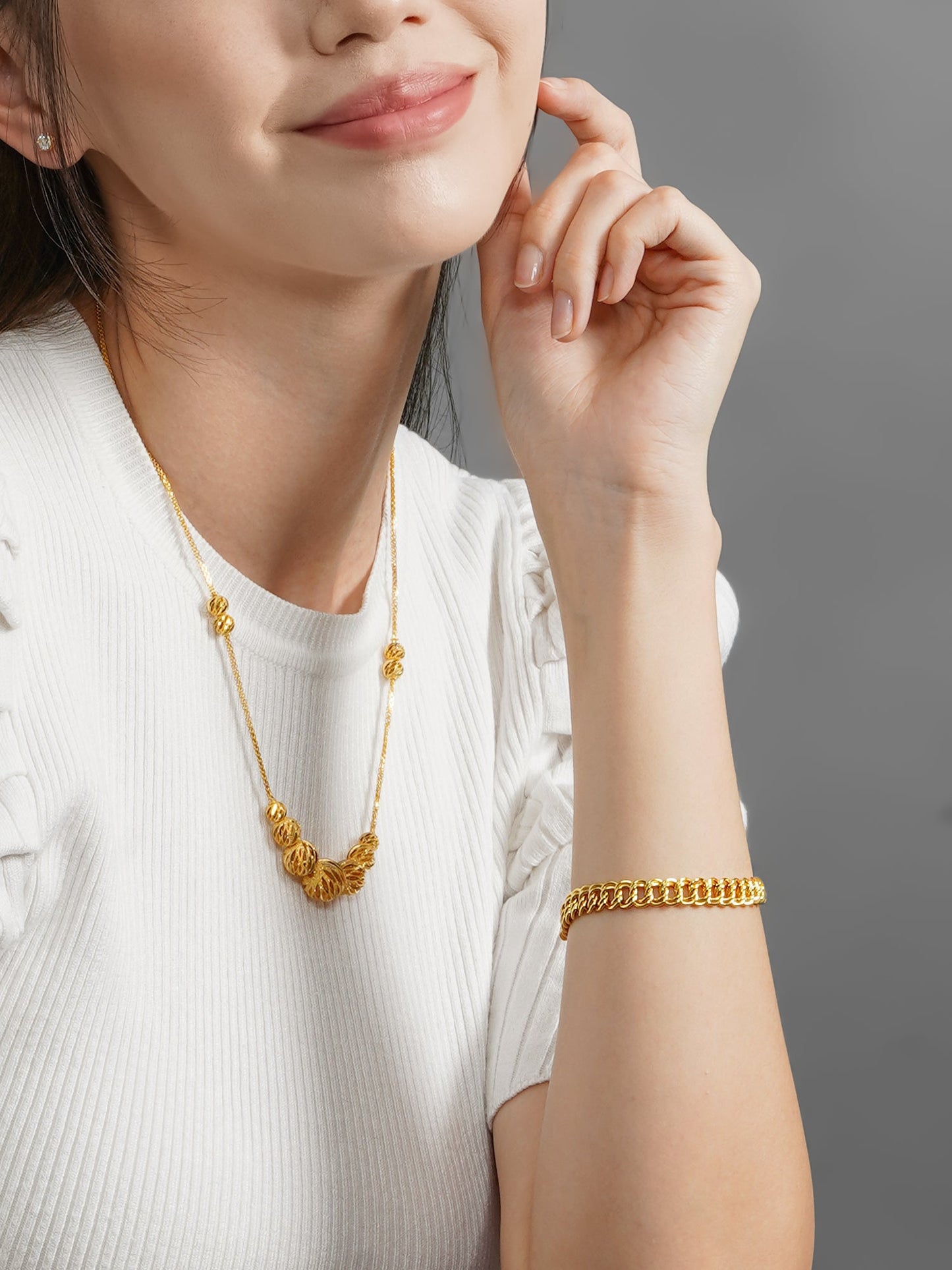 916 Gold Coco Bracelet (9mm)