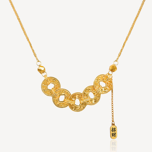 916 Gold Alouette Necklace