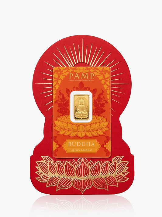 999 Gold Bar PAMP Budha - 5 Gram