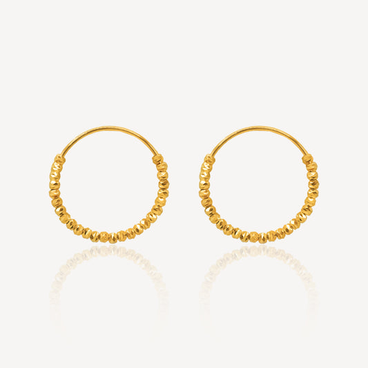 916 Beads Hoop Earring