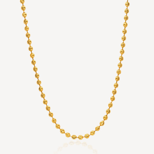 916 Gold Ball Necklace