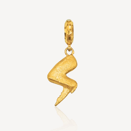 916 Gold Chicken Wings Charm