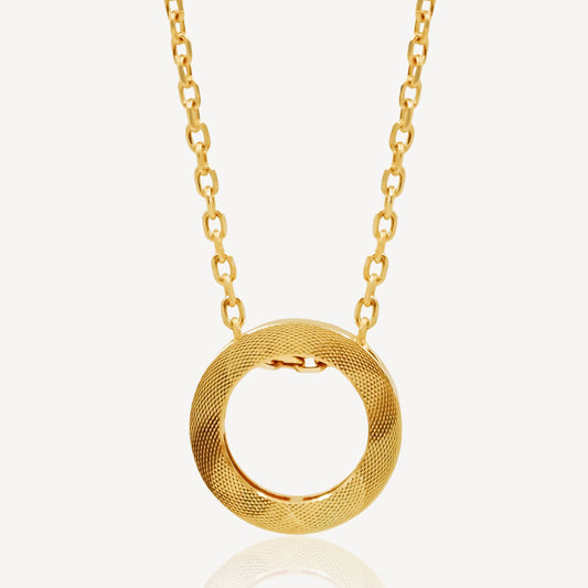 916 Gold Circle Chain