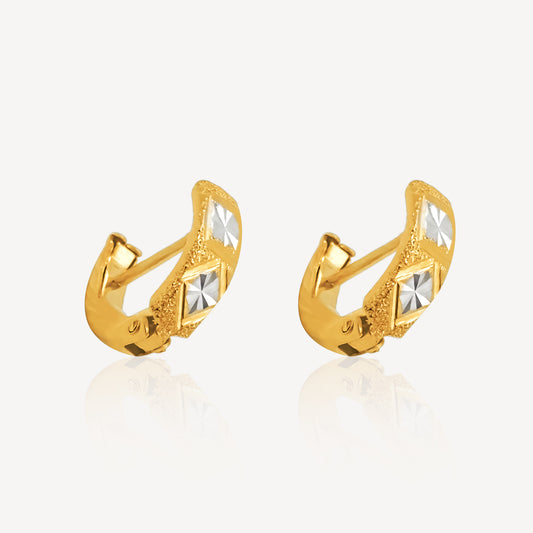 916 Gold Clip Earring