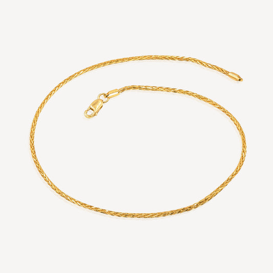 916 Gold Cone Anklet