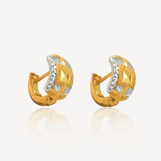 916 Gold Duo Clip Earring