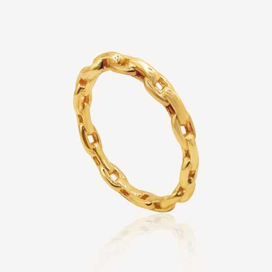 916 Gold Links Ring