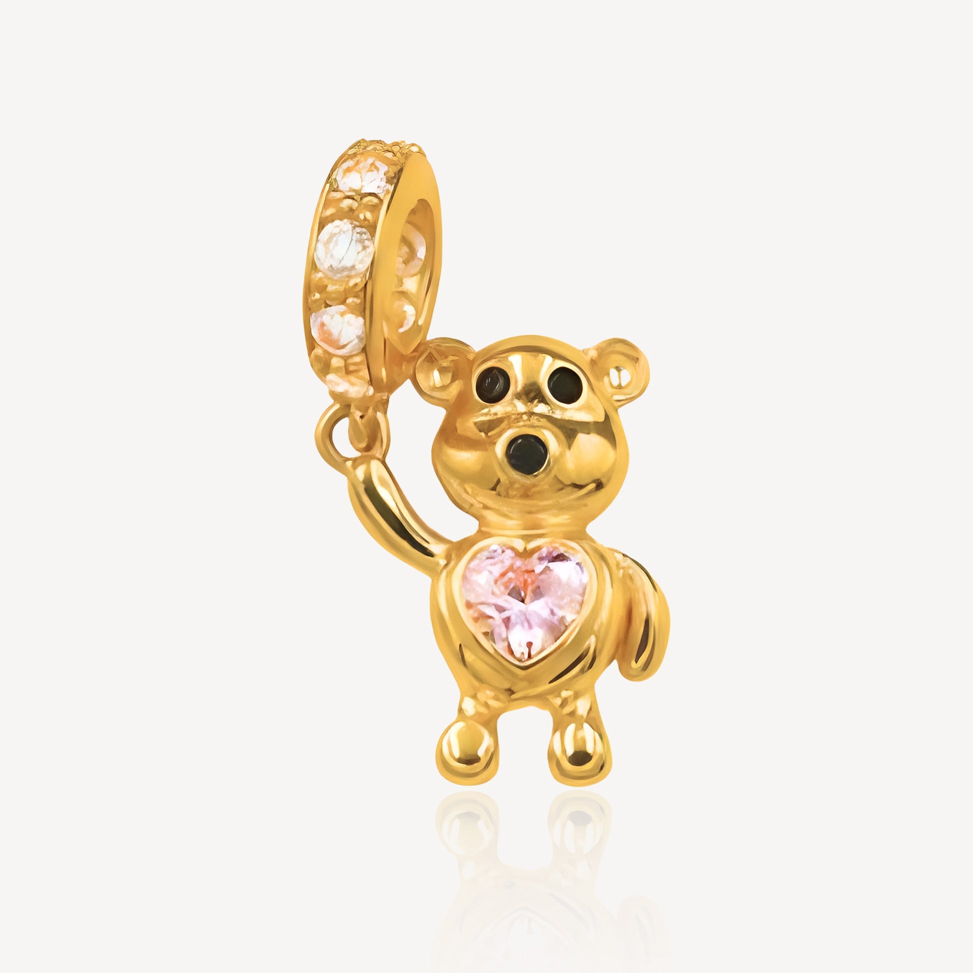 bear charm top gold shop gold jewellery in singapore