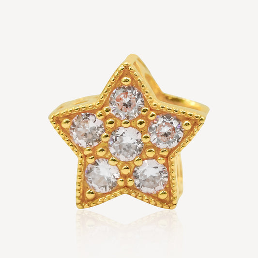 916 Gold Star Charm