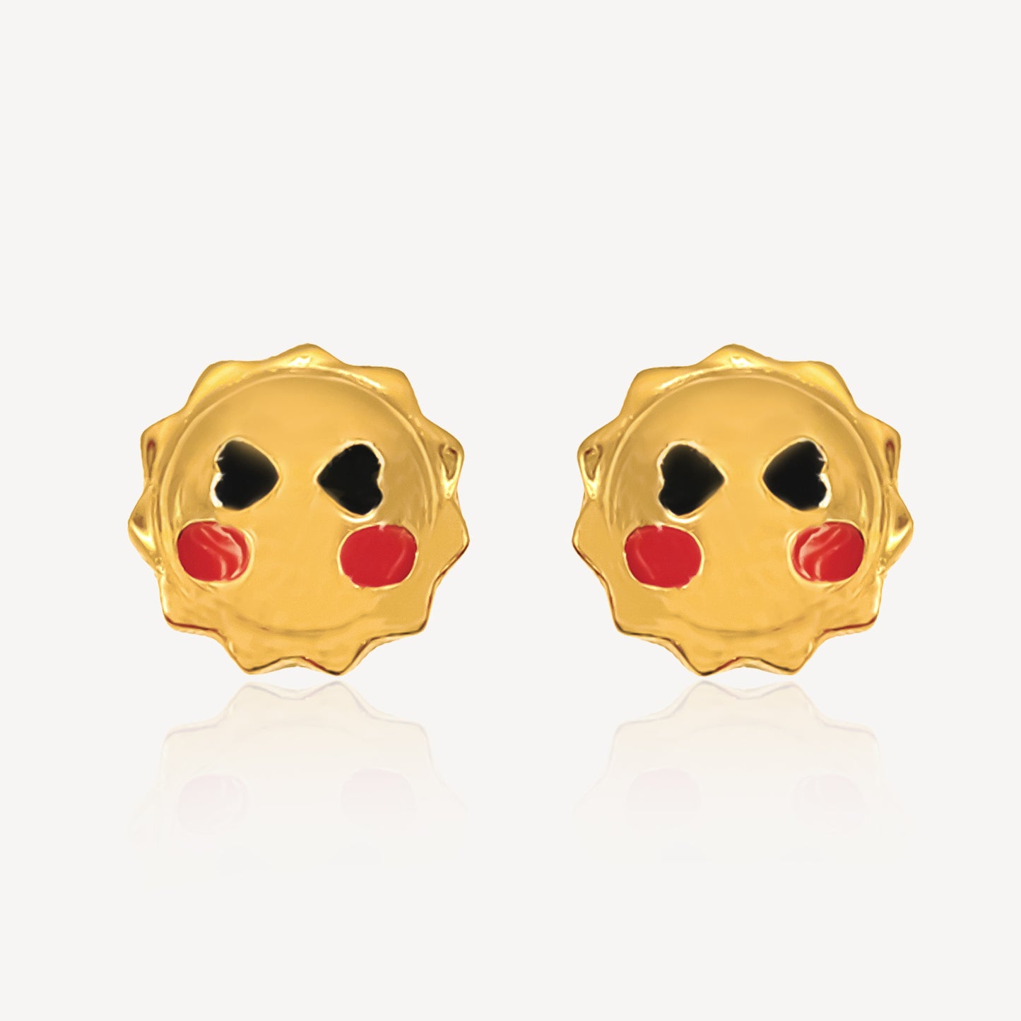 916 Gold Sun Earrings