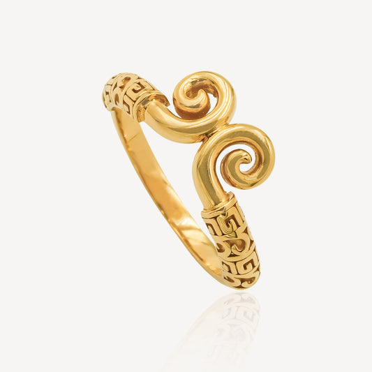 916 Gold Wu Kong Ring