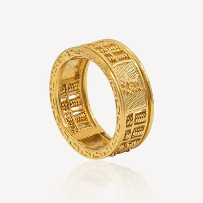 916 Gold 发 Abacus Rotate Ring