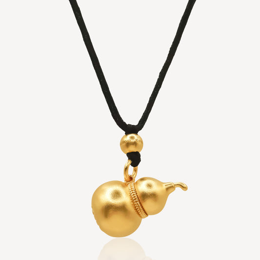 999 Gold Gourd Necklace (can open)