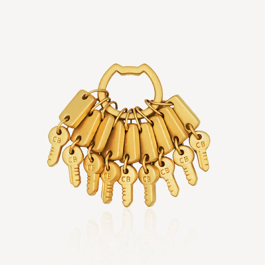 999 Gold Landlord Key Ornament