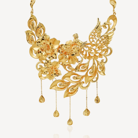 999 Gold Phoenix Necklace