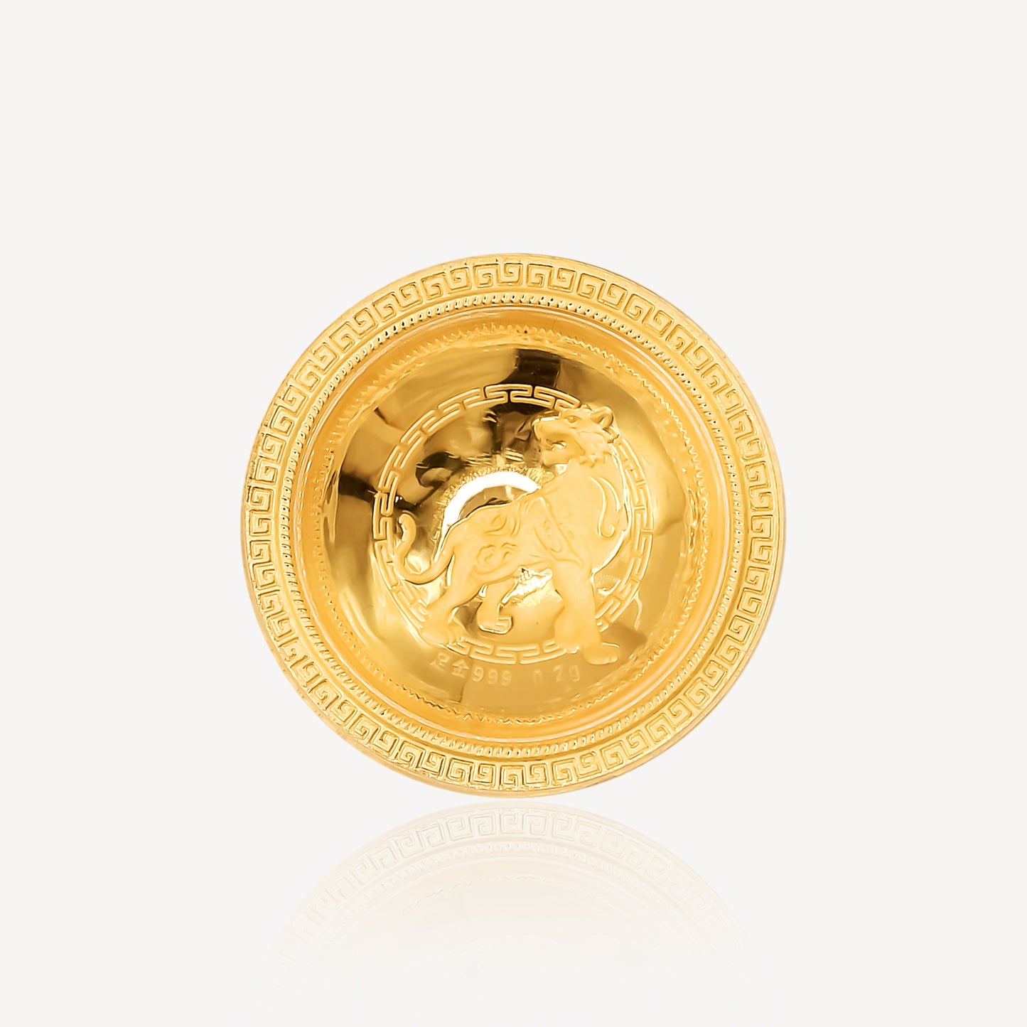 999 Gold Zodiac bowl Sets Ornament