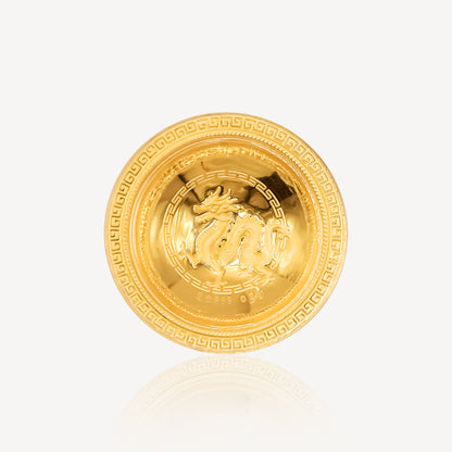 999 Gold Zodiac bowl Sets Ornament