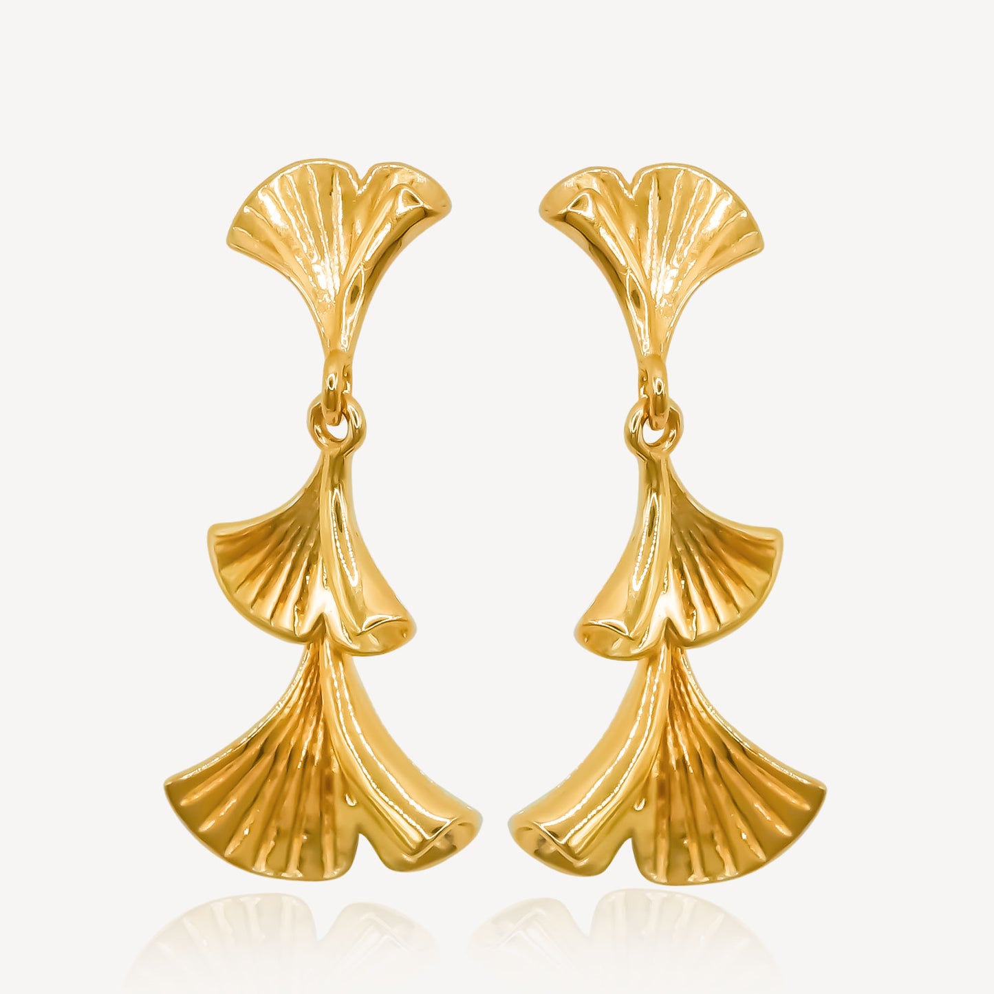 916 Gold Shell Wedding Set