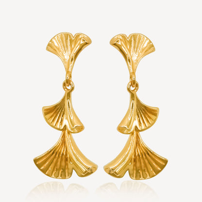 916 Gold Shell Wedding Set