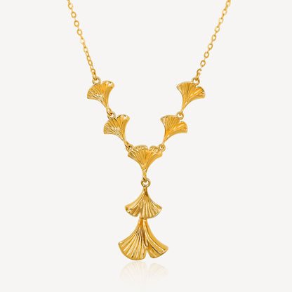 916 Gold Shell Wedding Set