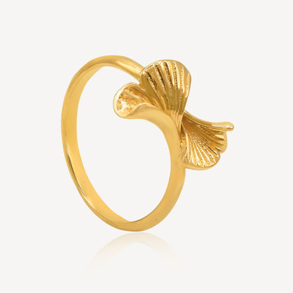 916 Gold Shell Wedding Set