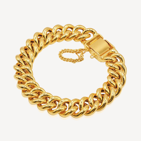 916 Gold Fishbone Bracelet