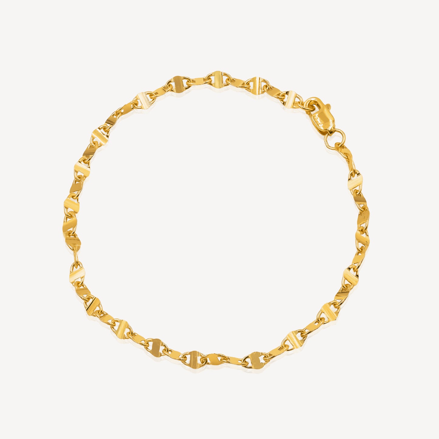 916 Gold Twist  Bracelet